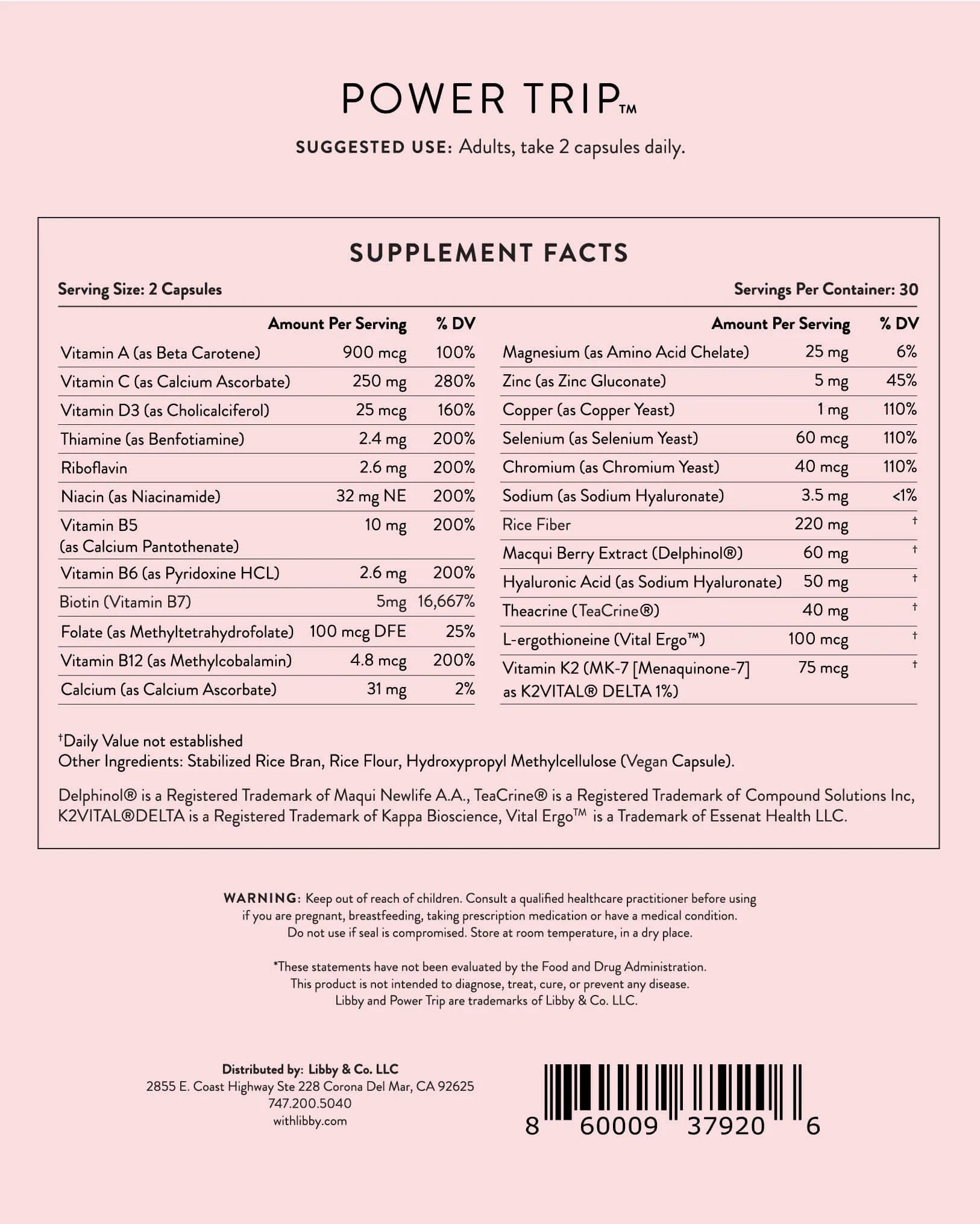 Power Trip - 60 Capsules