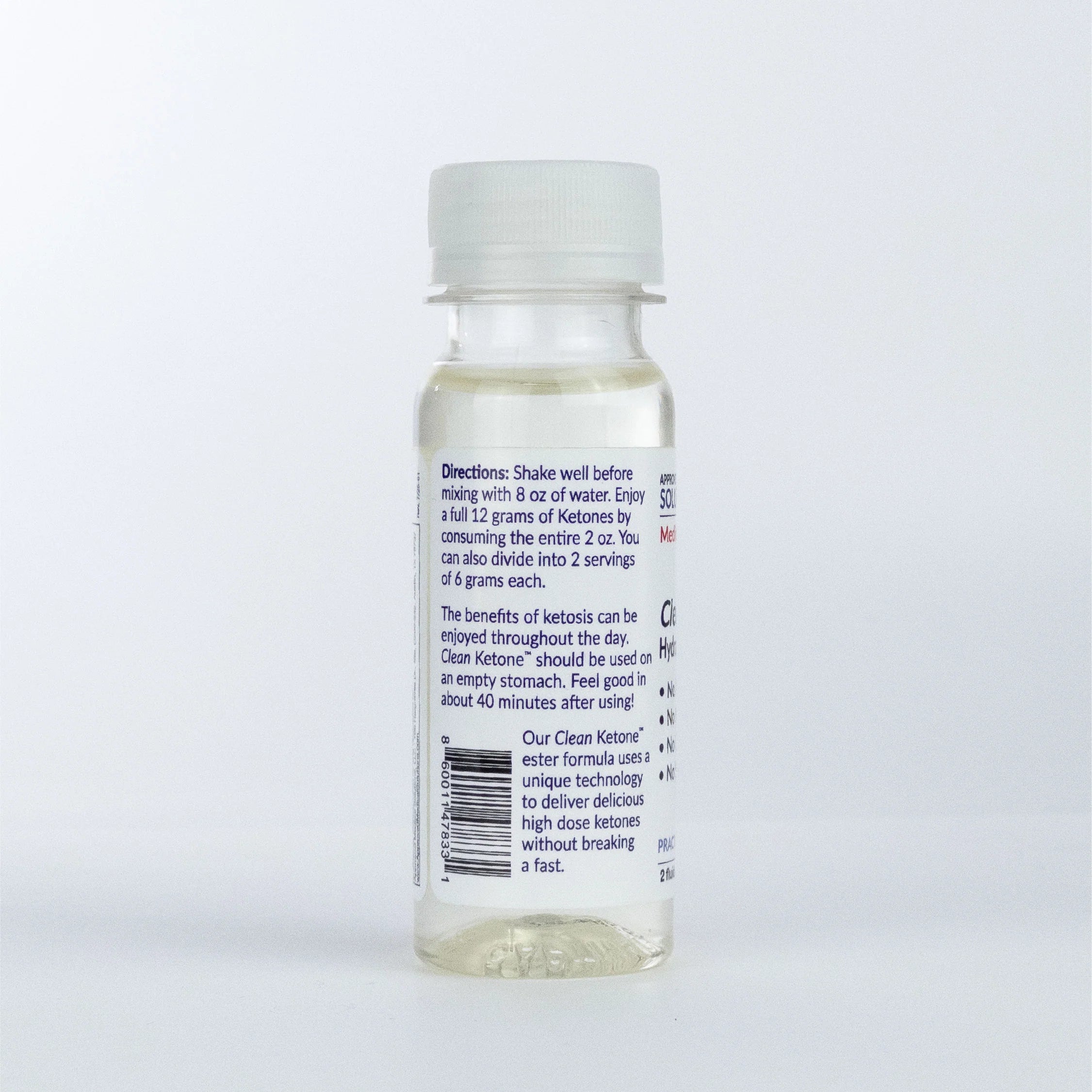 Clean Ketone Hydration Concentrate - 2 Ounce Bottle