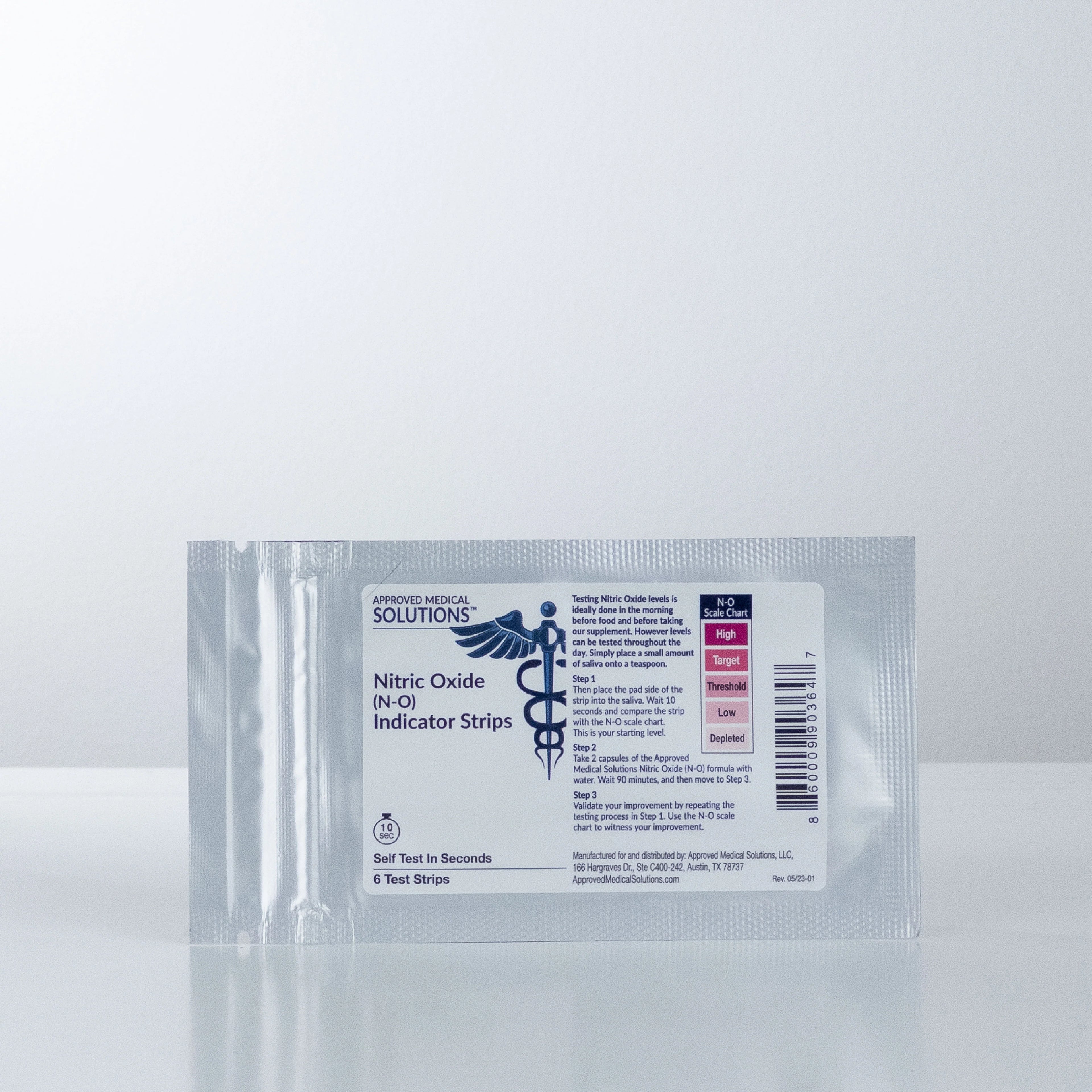 Nitric Oxide Indicator Strips - 6 Count