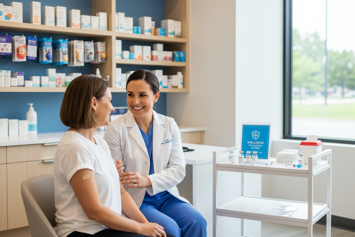 Create an image for Pharmacy for Vaccinations